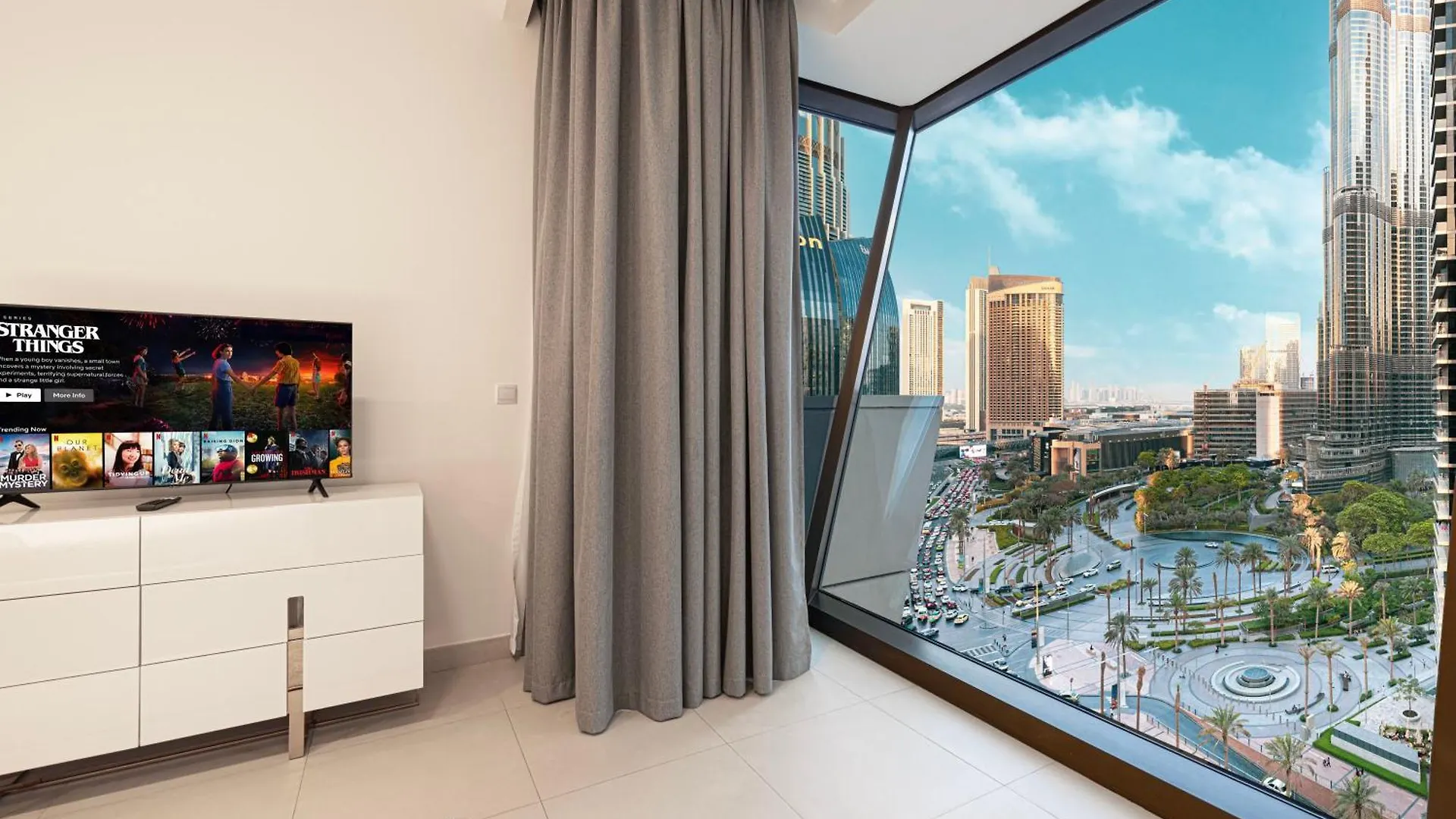 Stylish 1Br Burj Khalifa View Apartment Dubai