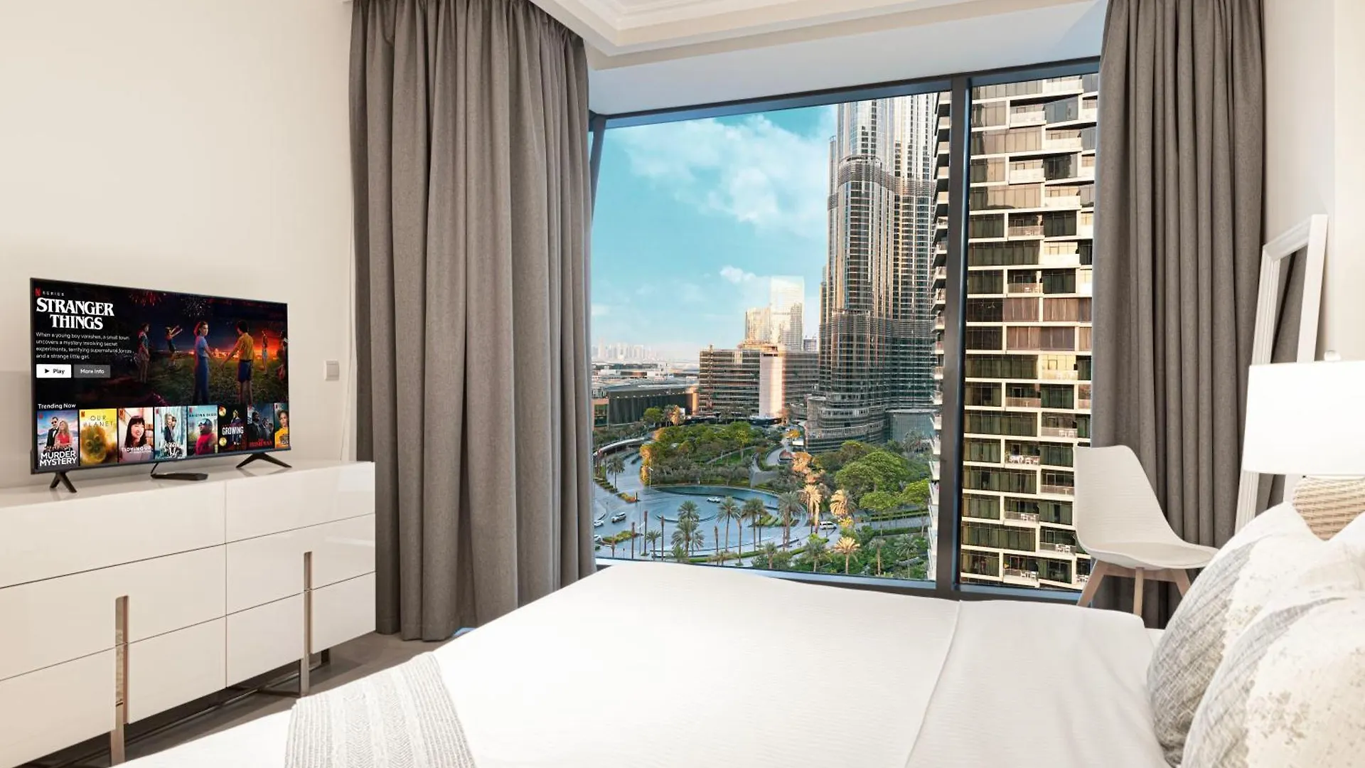 Stylish 1Br Burj Khalifa View Apartment Dubai
